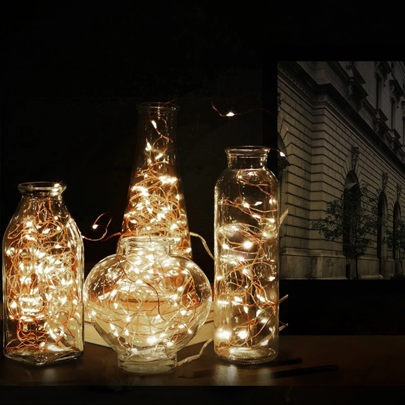 2 м 20 светодиодов винной пробкой светильник Ночной домашний декор гирлянда