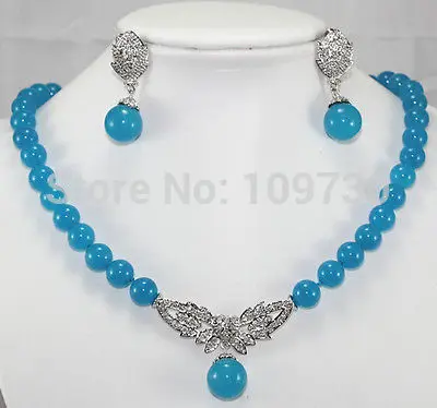 Бесплатная доставка&gt @&gt Ювелирные изделия 00806 6 color-10mm голубой
