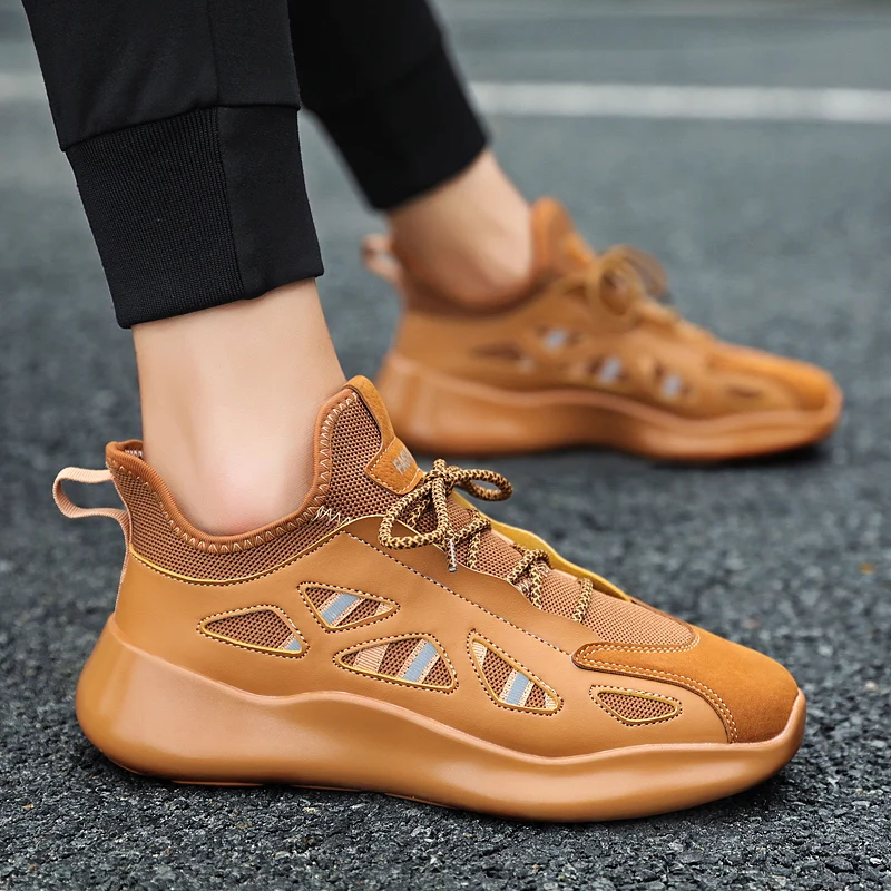 

Men Running Shoes AirCushion Sports Shoes Breathable Shoes Male Flat Walk Sneakers Trainers Zapatos De Hombre Sapato Masculino