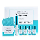 Мини-набор для завивки ресниц, набор для подтяжки и удлинения ресниц с стержнями, сыворотка для роста ресниц, инструмент для подтяжки ресниц