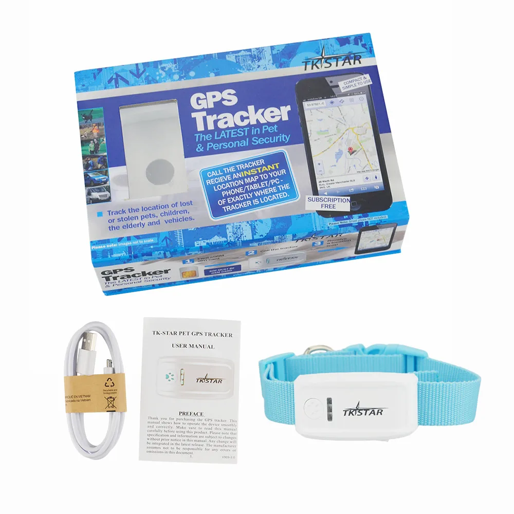 Оригинальный tkstar Pet GPS TK909 трекинг мини Собака gps трекер для кошек локатор