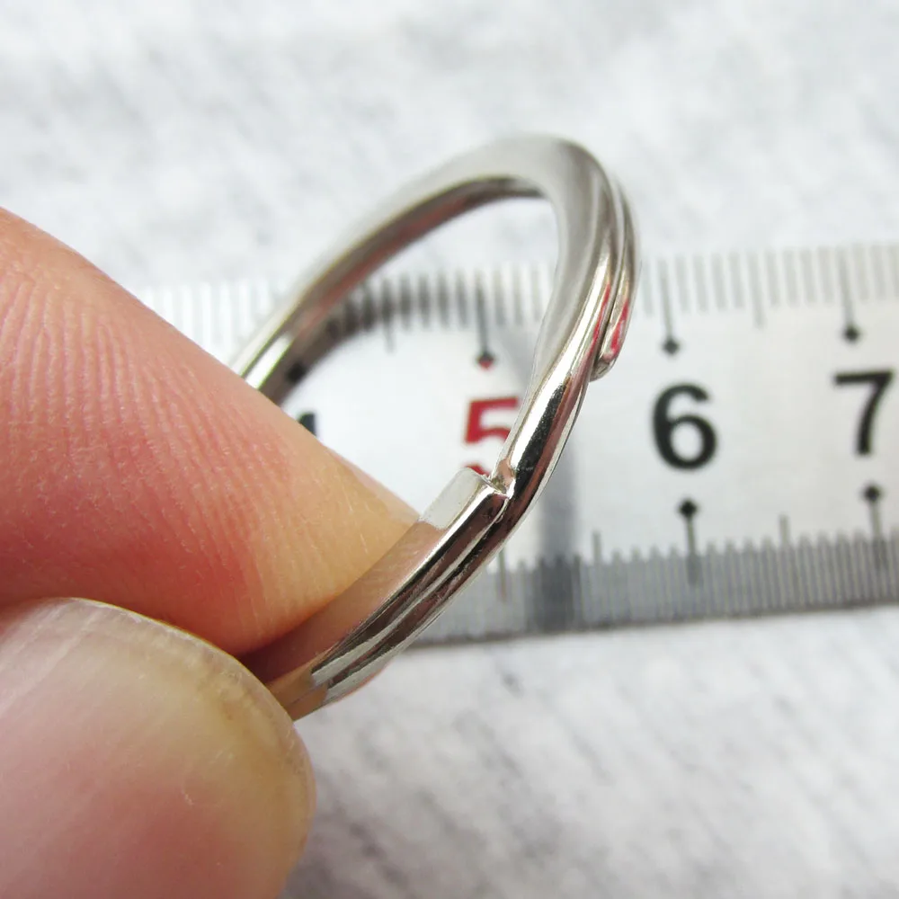 100 шт./лот плоские брелоки для ношения собака Метки Подвески зеркальные