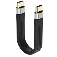 4k usb c 3 1 gen 2 cable 10g chip short type c usb c to usb c video sync charger cable pd 60w 4k video for macbook pro