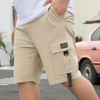 korea style 28 50 inch mens shorts cargo 2021 summer casual bigger pocket classic 95 cotton brand male short pants trouers
