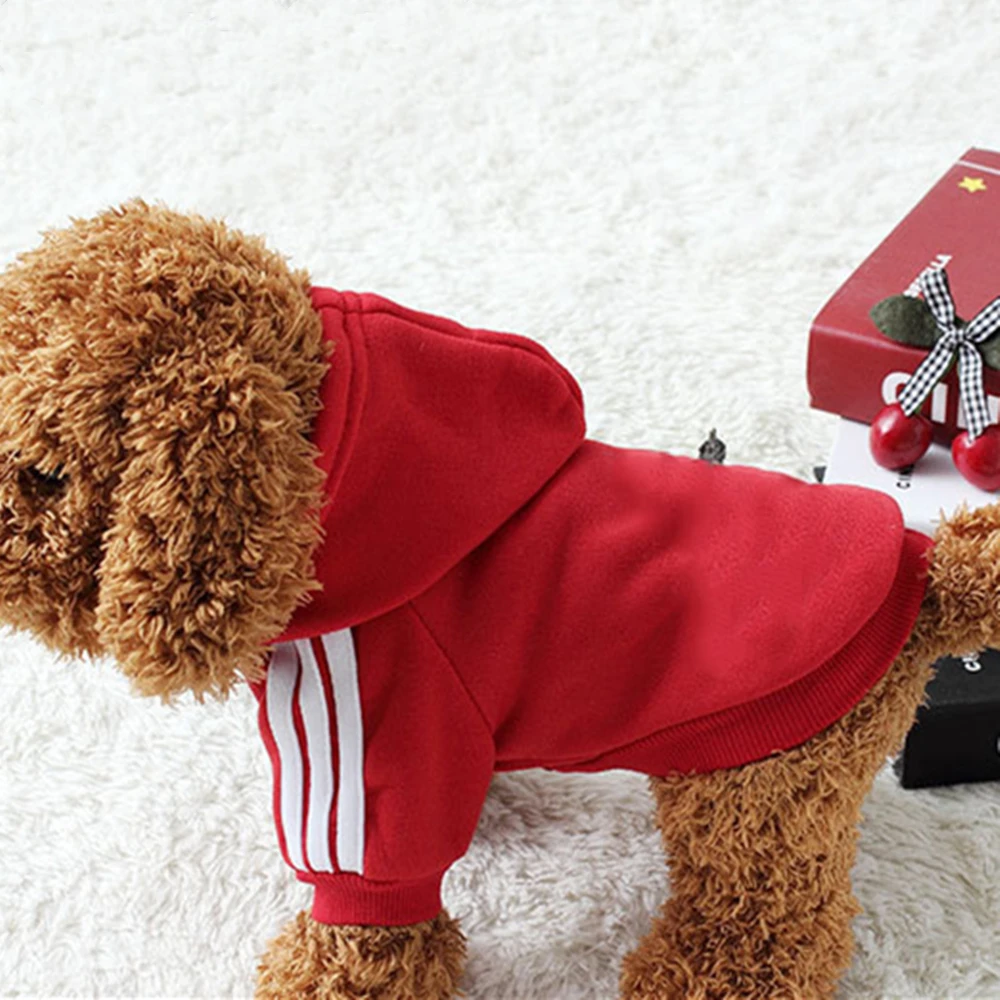 Осенняя и летняя толстовка с капюшоном одежда для щенков котят пальто