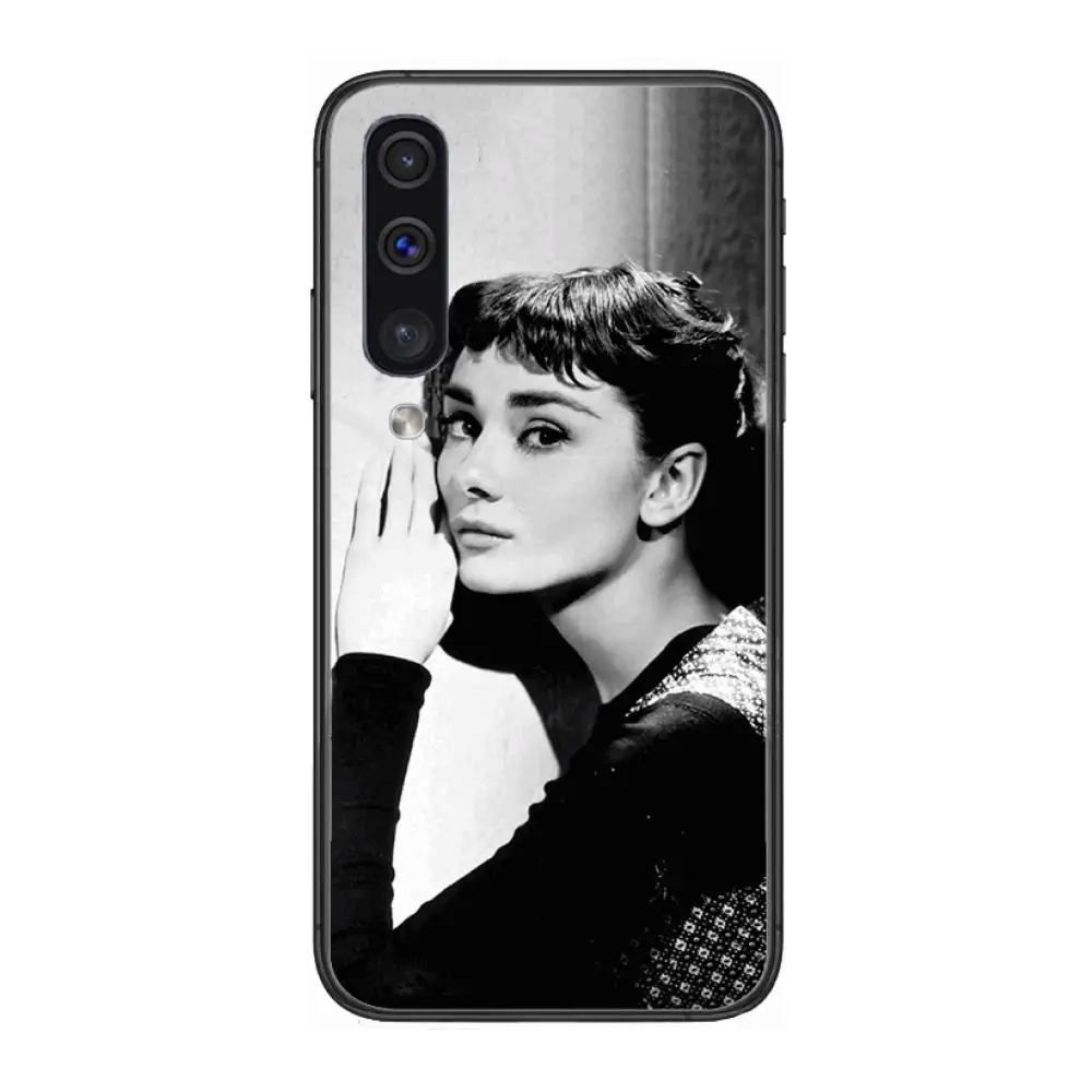 

Famous Elegant Audrey Hepburn Phone Case Hull For Samsung Galaxy A 3 5 6 7 8 9 E 2018 Plus 2017 E S Black Shell Art Cell Cover