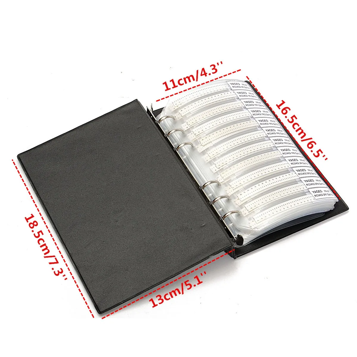 

Black Durable 0402 1% SMD SMT Chip Resistor 170 Values 50 pcs/value Sample Book Assortment Kit
