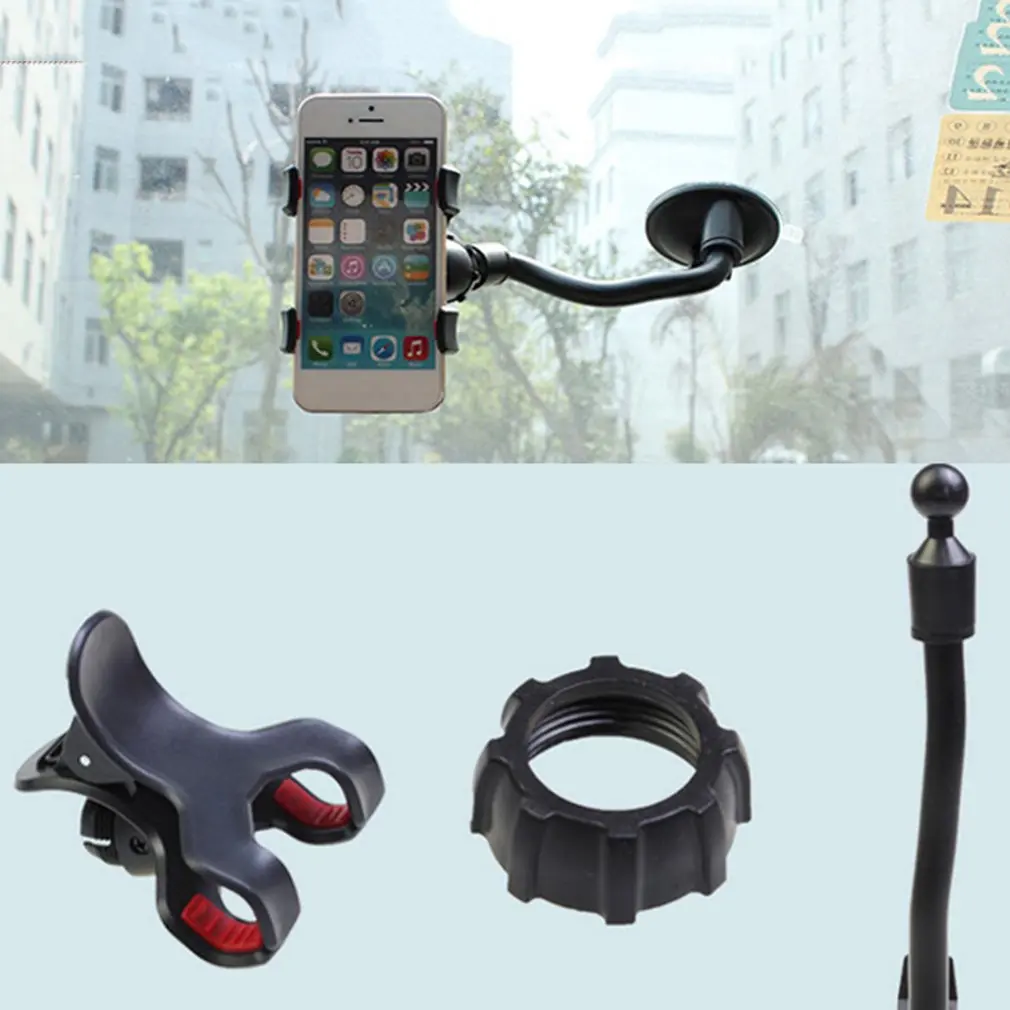 Автомобильный держатель для телефона с поворотной присоской на 360 градусов