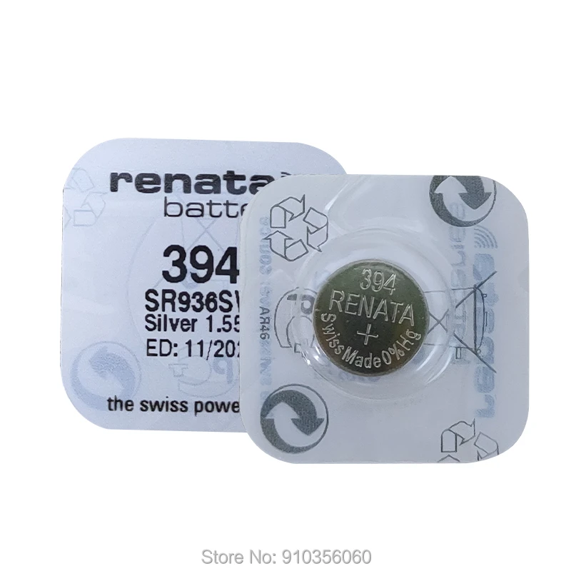 Аккумулятор для часов Renata из оксида серебра 394 SR936SW 936 1 55 в 100% оригинальный бренд