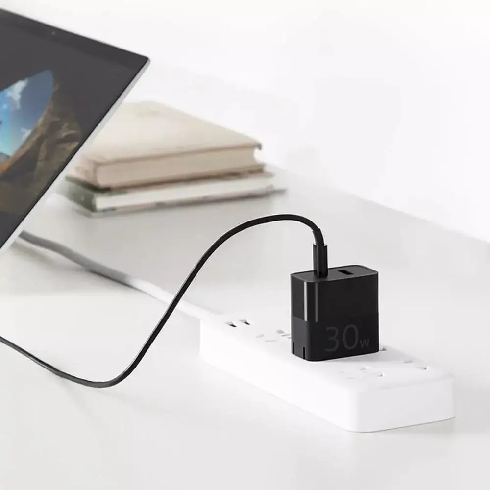 Удобное Зарядное устройство Xiaomi ZMI для путешествий 1A1C USB Тип C 30 Вт макс. порт а 27