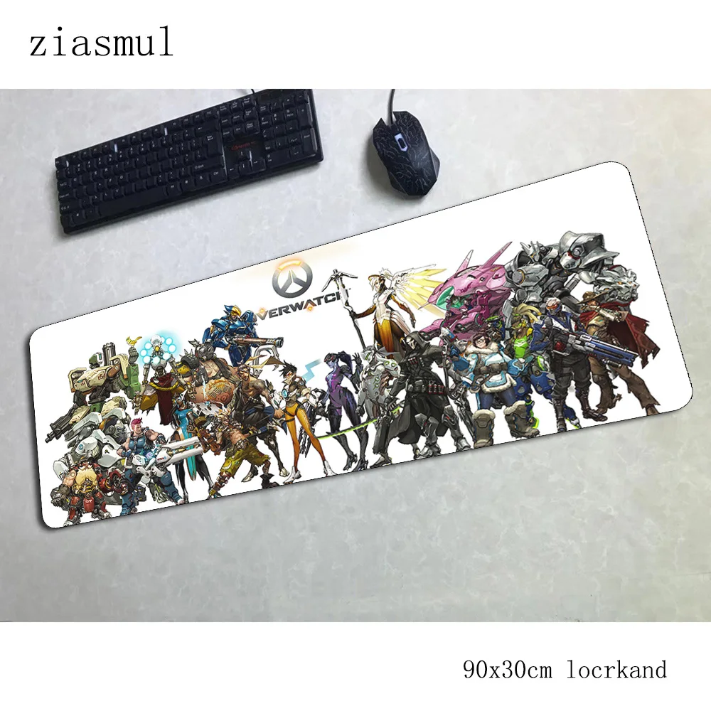 Коврик для мыши overwatch 900x300x3 мм высококачественные игровые коврики
