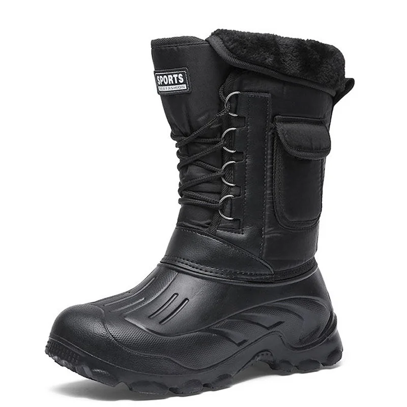 

Men's Shoes Waterproof Hot Winter Boots 2021 Outdoor Fishing Activities Work Shoes