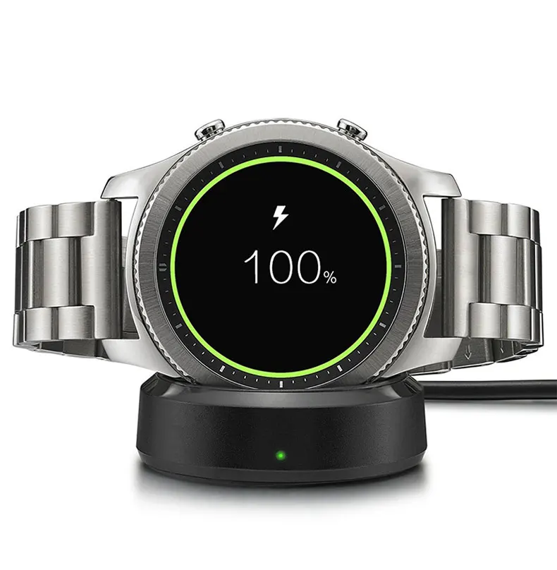 SIKAI беспроводное быстрое зарядное устройство для samsung gear S3 Frontier S2 часы зарядная док-станция для samsung Galaxy Watch 46 мм/42 мм