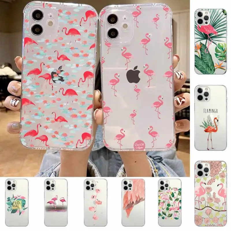 

Flamingo Phone Case for iPhone 11 12 13 mini pro XS MAX 8 7 6 6S Plus X 5S SE 2020 XR case