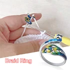 135 шт., вязальные кольца в форме павлина