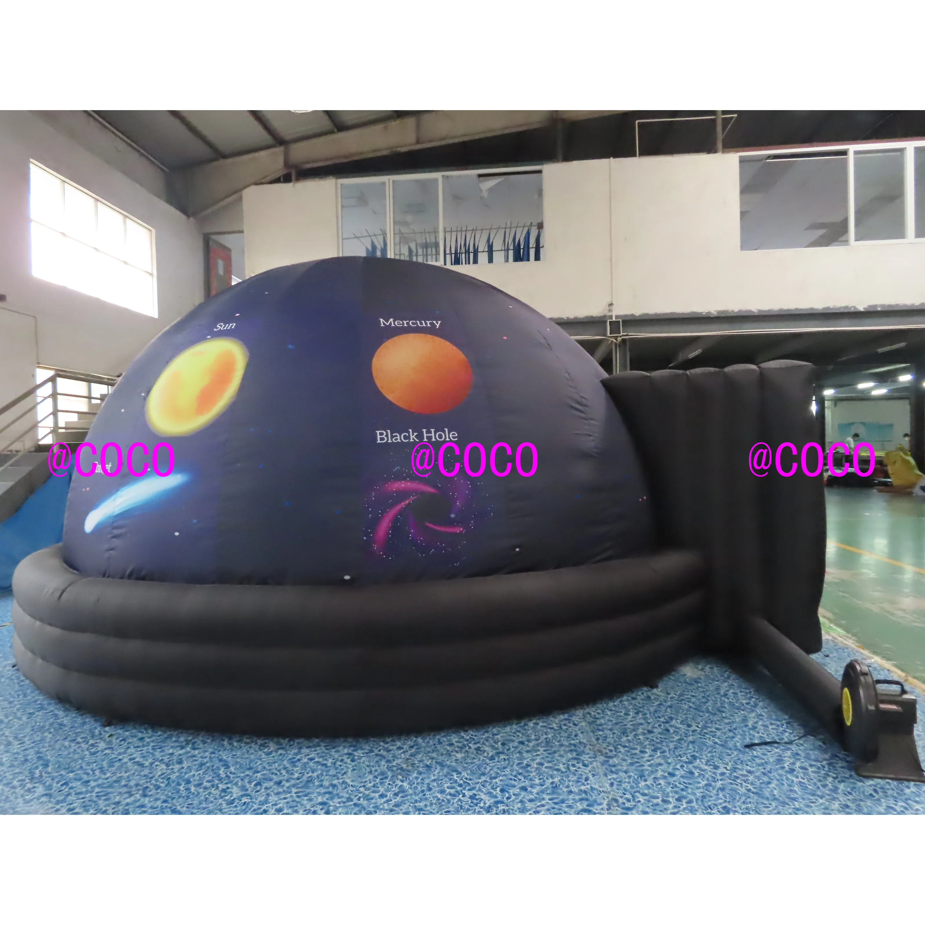 Портативный надувной проекционный тент из ткани Оксфорд проекционная купольная