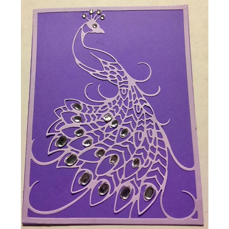 Удивительные павлиньи металлические режущие штампы павлина для изготовления