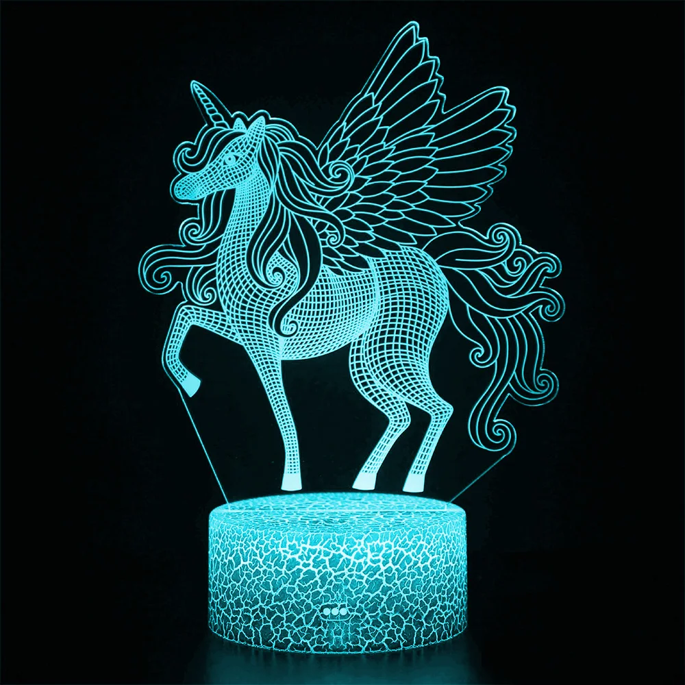 Детские ночники светильник ночное 3D светодиодный Ночной Творческий Настольная