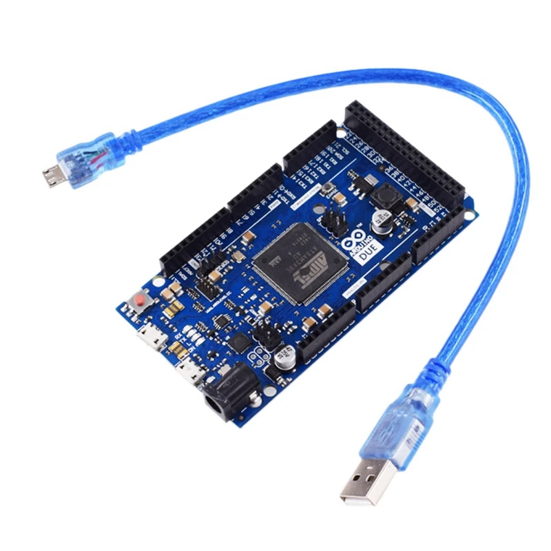 

Макетная плата Due R3 SAM3X8E 32 бит, микроконтроллер ARM + USB-кабель для Arduino