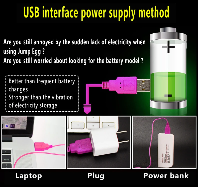 Вибраторы USB Двойной вибрирующий яички 20 частоты многоскоростной 2 формы