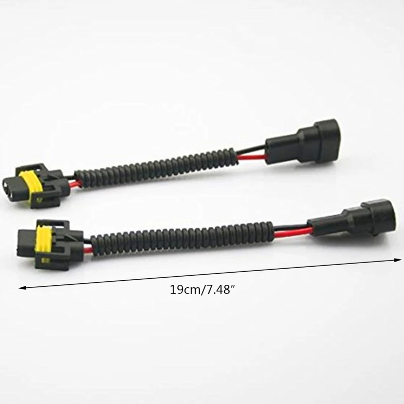 

1pc 9006 To H11 H8 Headlight Fog Light Conversion Connector Wiring Harness Plug A0NE