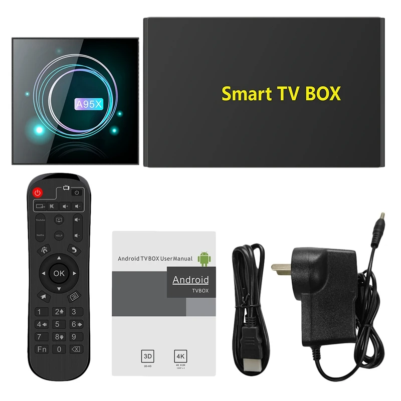 AMS Smart TV Box Android 9 0 A95XF3 S905X3 4 Гб 64 8K HD 2 4/5 0G WiFi для медиа проигрыватель Google A95X F3