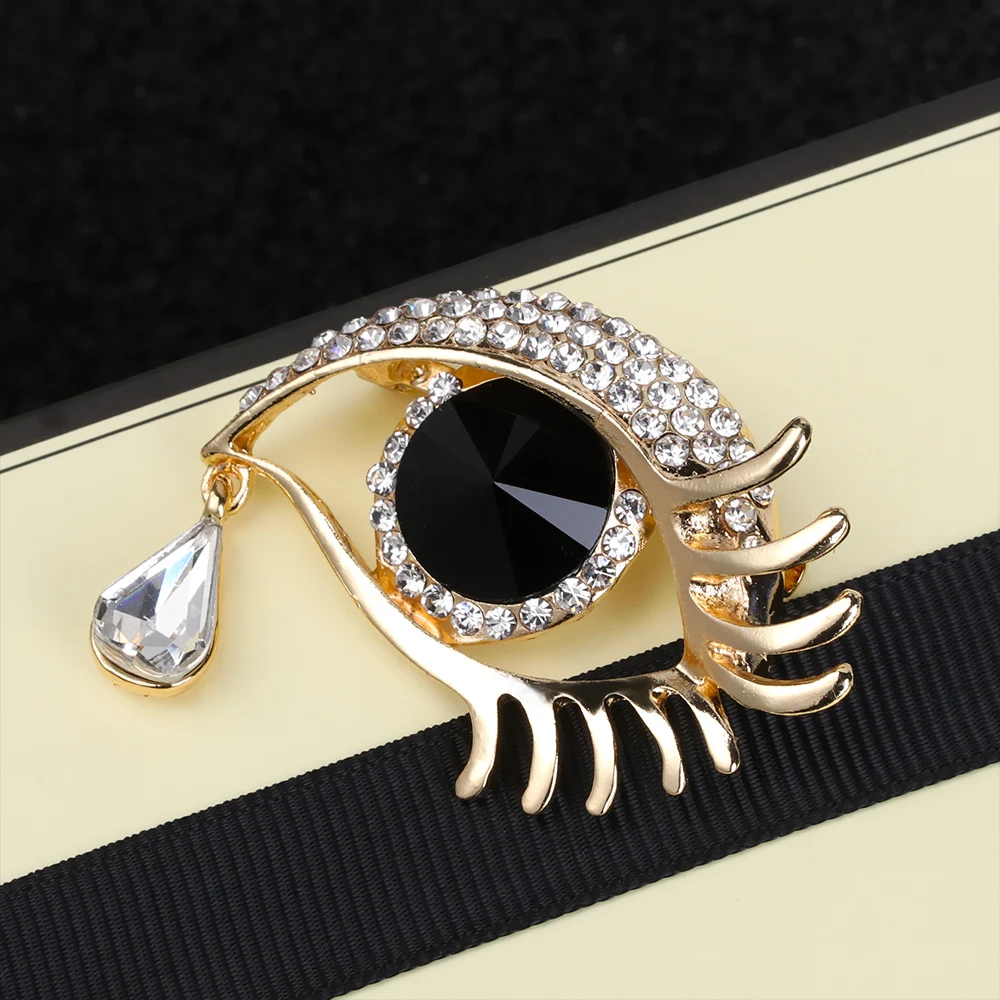 2021 винтажные булавки с имитацией страз заколка изображением слез ангела брошь