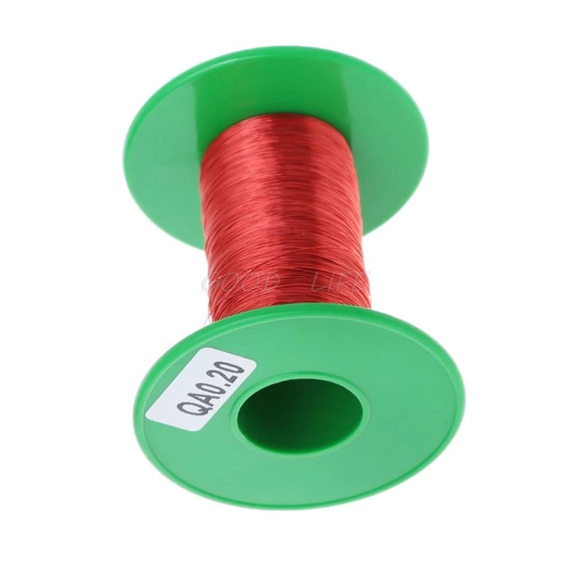 

100m QA Polyurethane Enameled Copper Wire 0.2mm Welding Wires Coil Winding