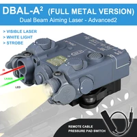 dbal a2 dual beam aiming laser ir green laser led white light illuminator full metal with remote battery box switch gz15 0138