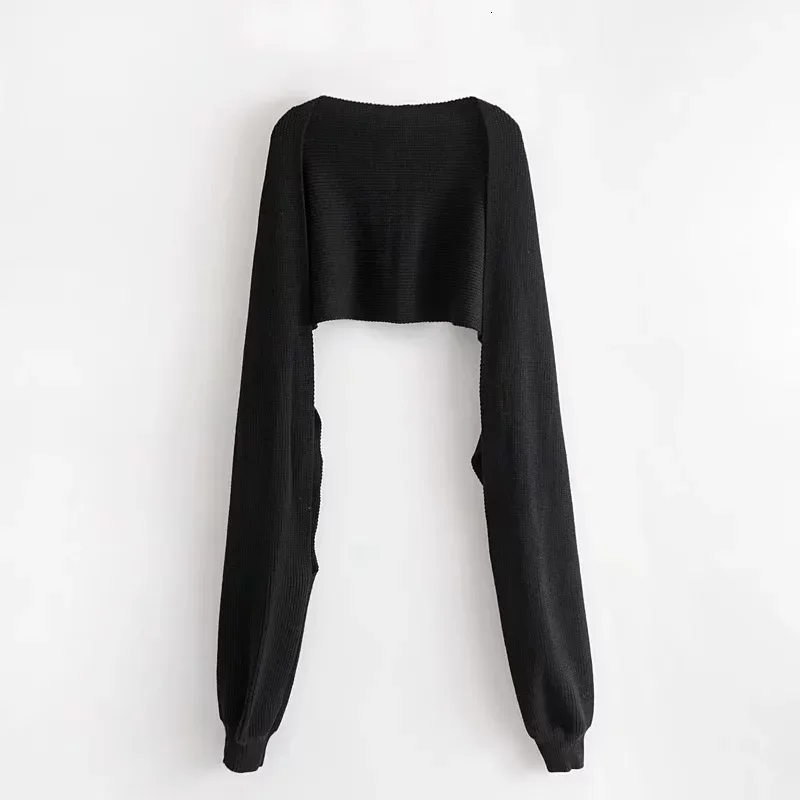 Женский короткий вязаный разноцветный черный теплый шарф новый длинный