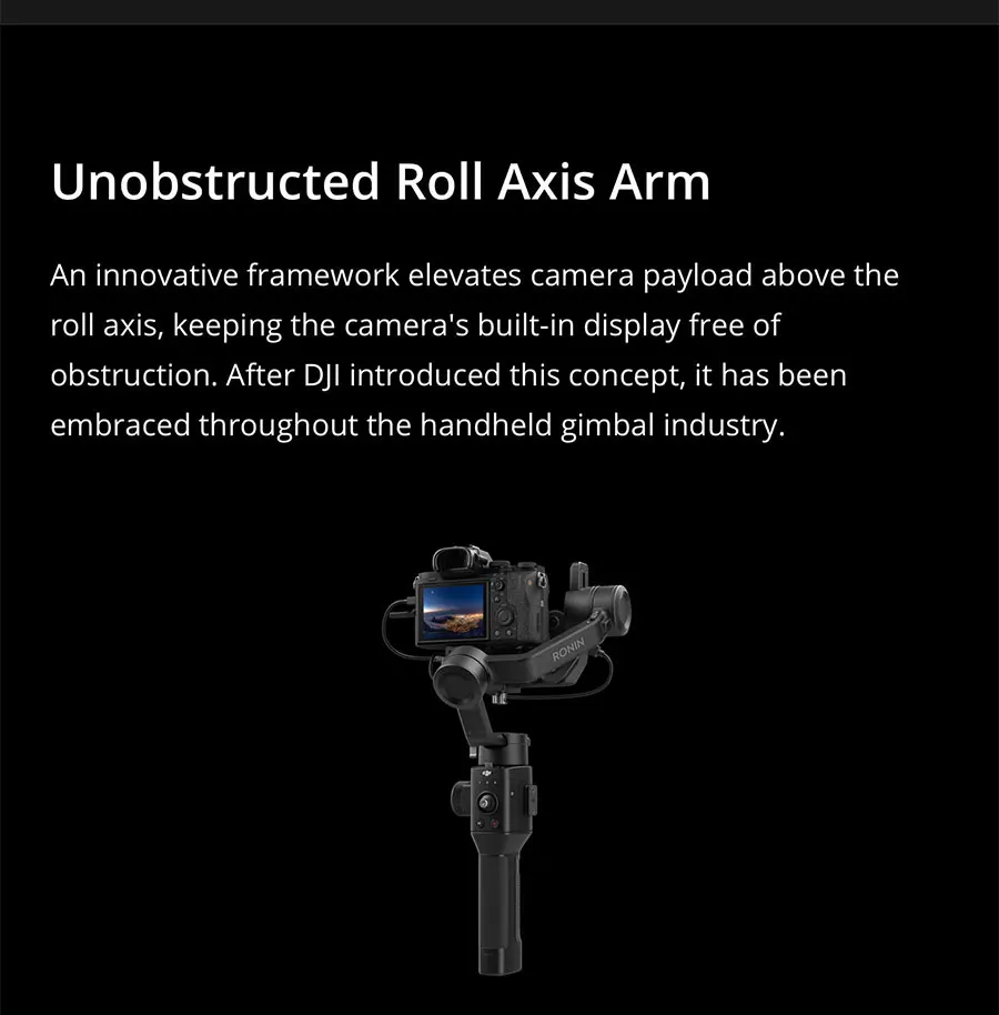DJI Ronin SC Pro комбо 3-осевой стабилизатор беззеркальных камер легкий дизайн превосходное стабилизации и бренд