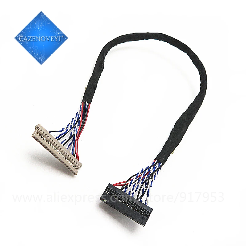1 шт./лот 400 мм DF14-20P-D8 канал 8 бит 20 контактов LVDS кабель провод к dupont для ЖК-платы в