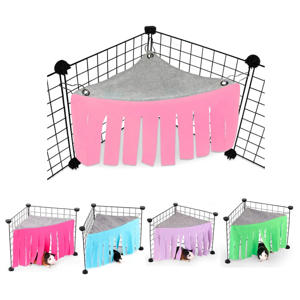 

Hamster Bed Soft Cage Rabbit Nest Velvet House Pet Supplies Small Animal Cage Guinea Pig Accessories Chinchilla Warm Hammock