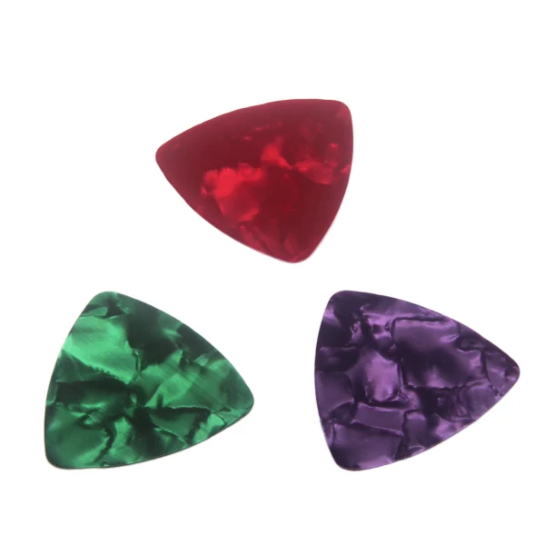 

10pcs Celluloid Guitar Picks Plectrums 0.46mm - Assorted Color