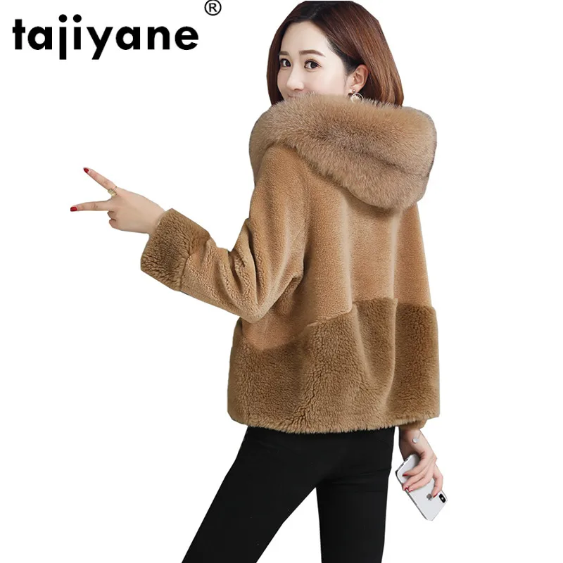 

Женское винтажное пальто из 2020-ной шерсти, с натуральным мехом