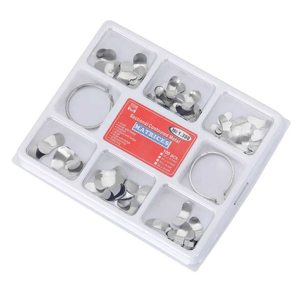 Полный комплект стоматологическая матрица секционные Контурные матрицы + 40 шт.