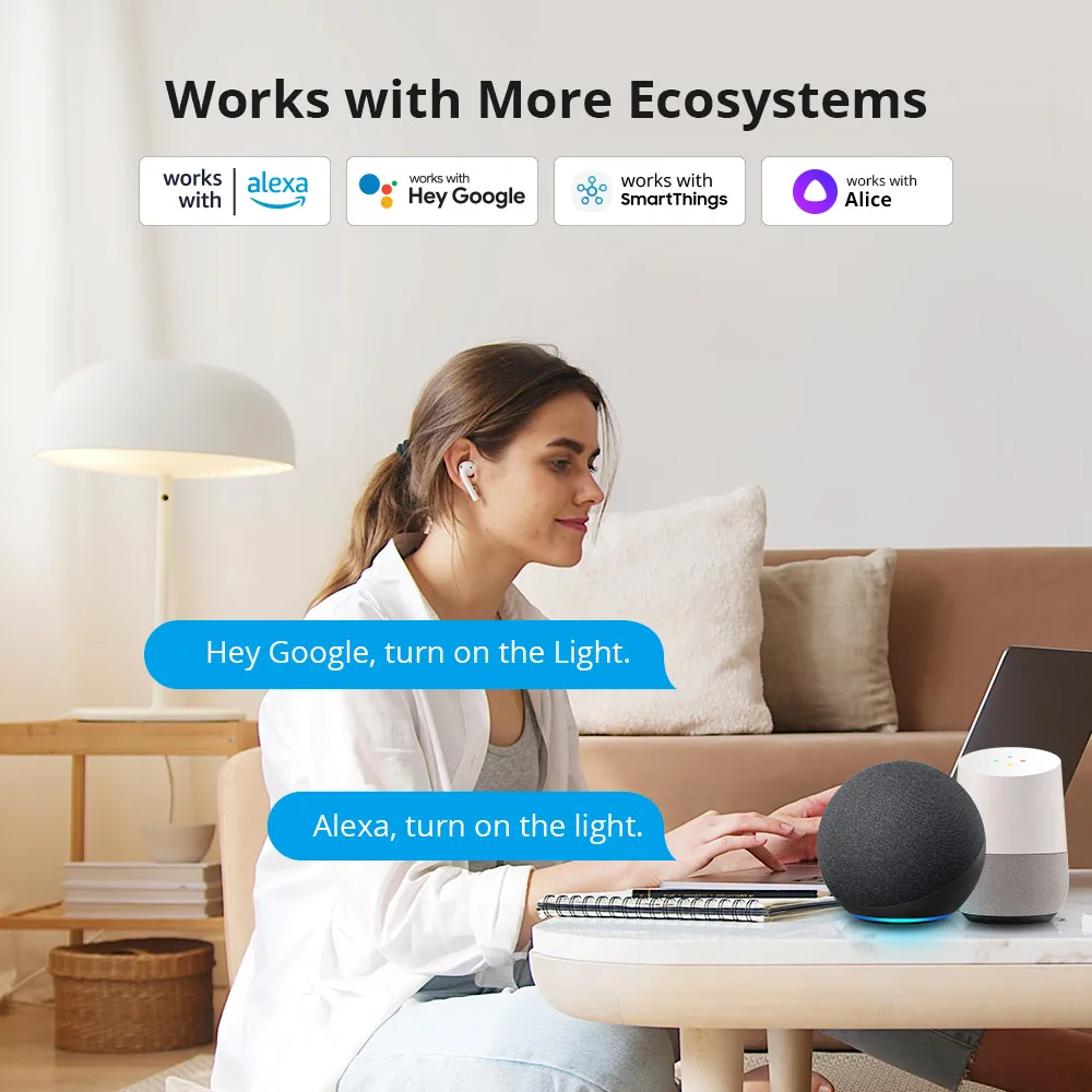 Умная розетка Wi-Fi SONOFF IW100 настенная сенсорная и выключатель контроль мощности