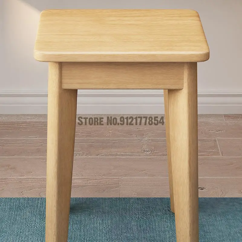 Стул из массива дерева для макияжа современный минималистичный туалетный стул