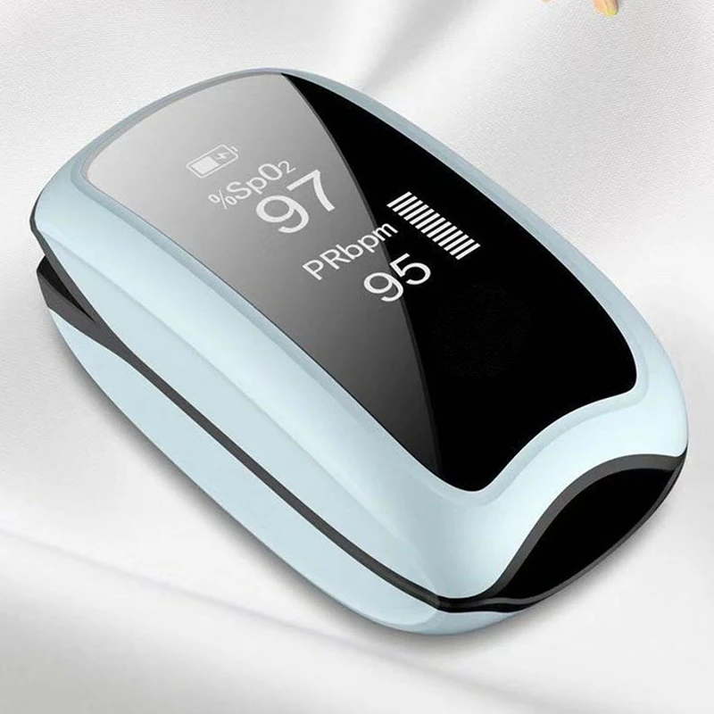 

USB Rechargeable Oximeter OLED Finger Pulse Oximeter SpO2 Heart Rate Monitor Oximetro De Dedo USB Cable Oximeters