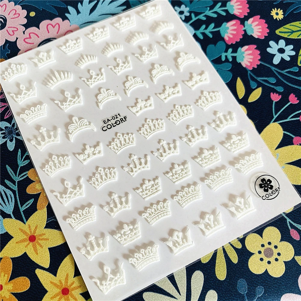 

Newest EA-021 Concavity 3d nail art sticker nail decal stamping export japan designs rhinestones decorations