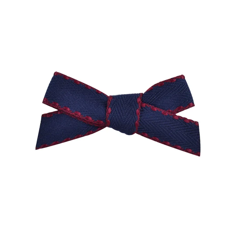 1pc Kids Cottton Bows Clip Hairpinss For Women Autumn and Winter Schoolgirls Hair Accessories Lovely Bow Barrettes Gifts | Детская
