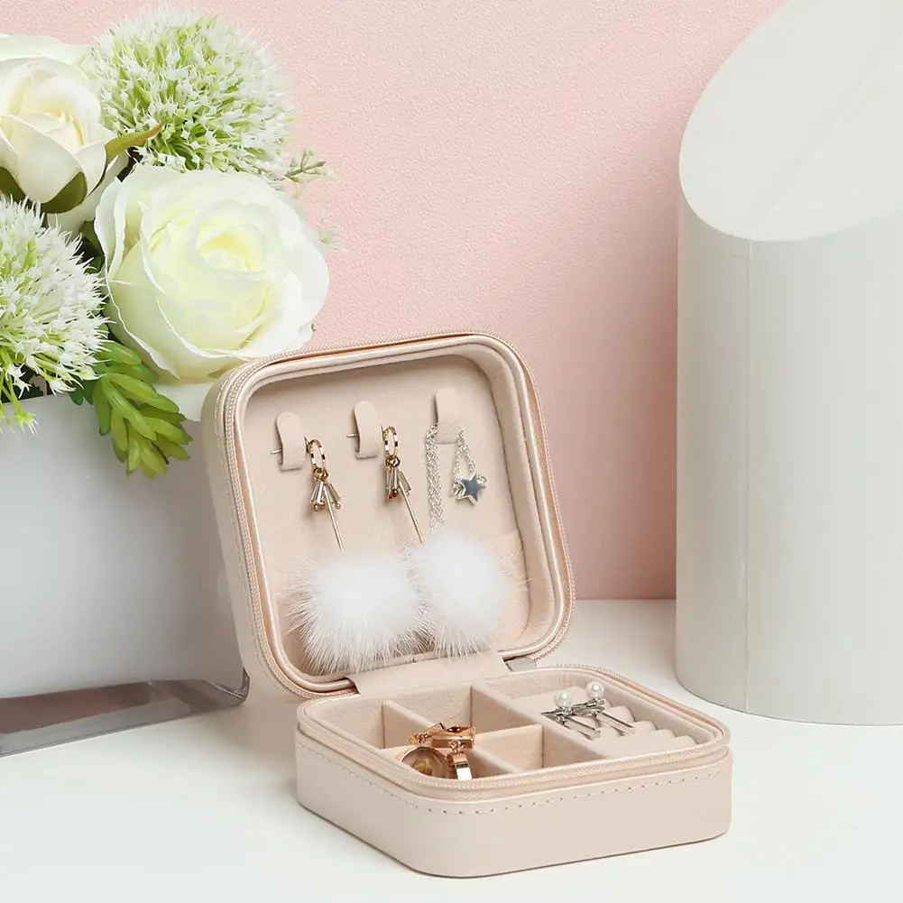 2021 Jewelry Box Multi-frame PU Leather Organizer Display Case Holder European Storage Gift for Woman | Красота и здоровье