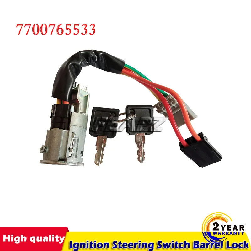 Замок зажигания на руль Renault Laguna I Master II Mascott Trafic Clio R21 252031 7700765533 7701475696 770081397|Замки и