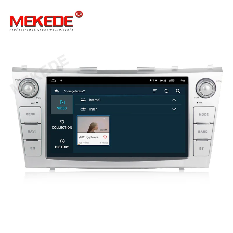 Автомобильный мультимедийный плеер MEKEDE DSP 2Din для Toyota Camry 7 40 50 2006 2011 dvd gps радио