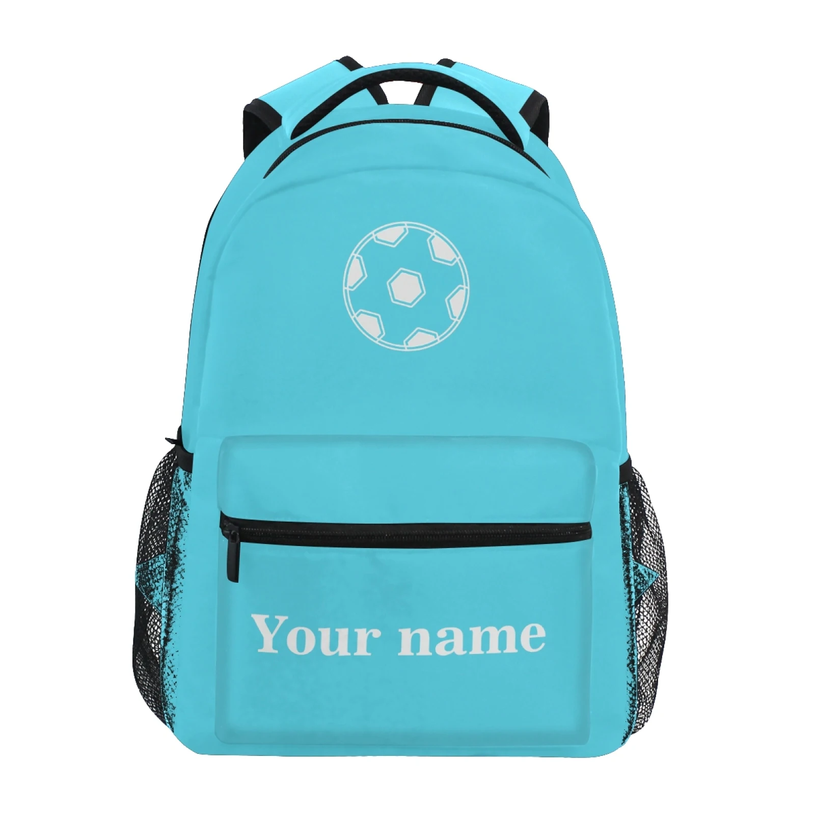 2021 Новый пользовательское имя с футбольным принтом для подростков, для мальчиков и девочек, классные школьные сумки маленькие мужские и жен...