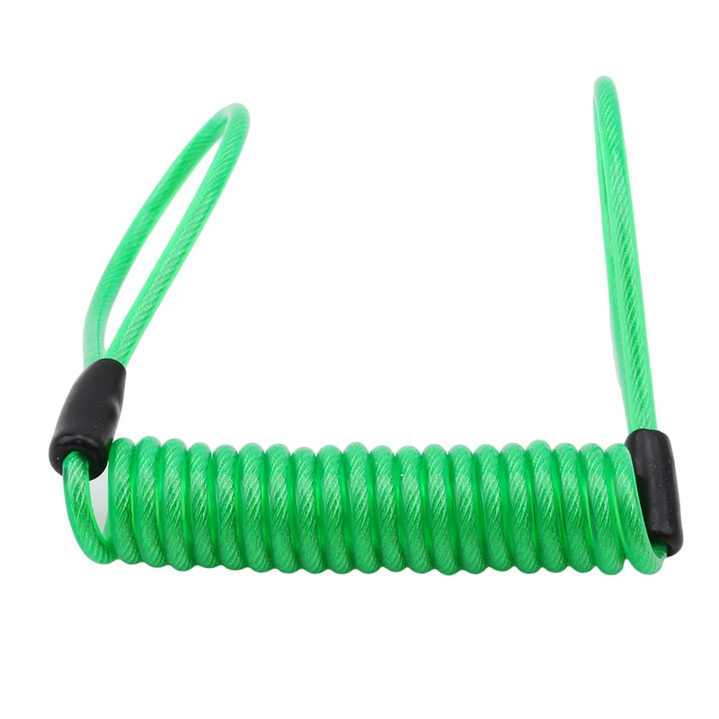 Stretch length 120cm icycle Lock Reminder Elastic Rope Anti Theft Bike Motorcycle Scooter Spring Cable Wire 4 color | Спорт и