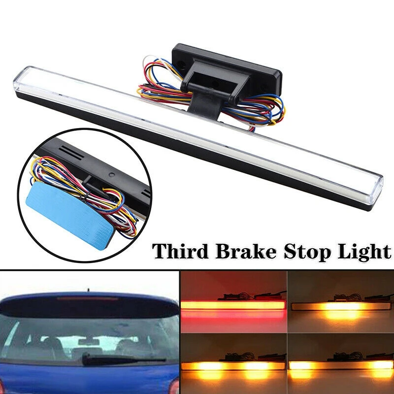 

1X Universal 3RD High Brake Light 12V LED Auto Car Rear Stop Tail Lights