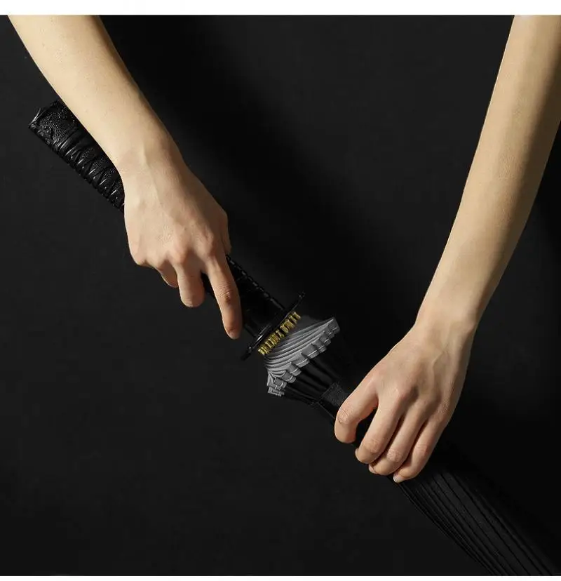 Оригинальный автоматический зонт Katana с длинной ручкой стандартный японский для
