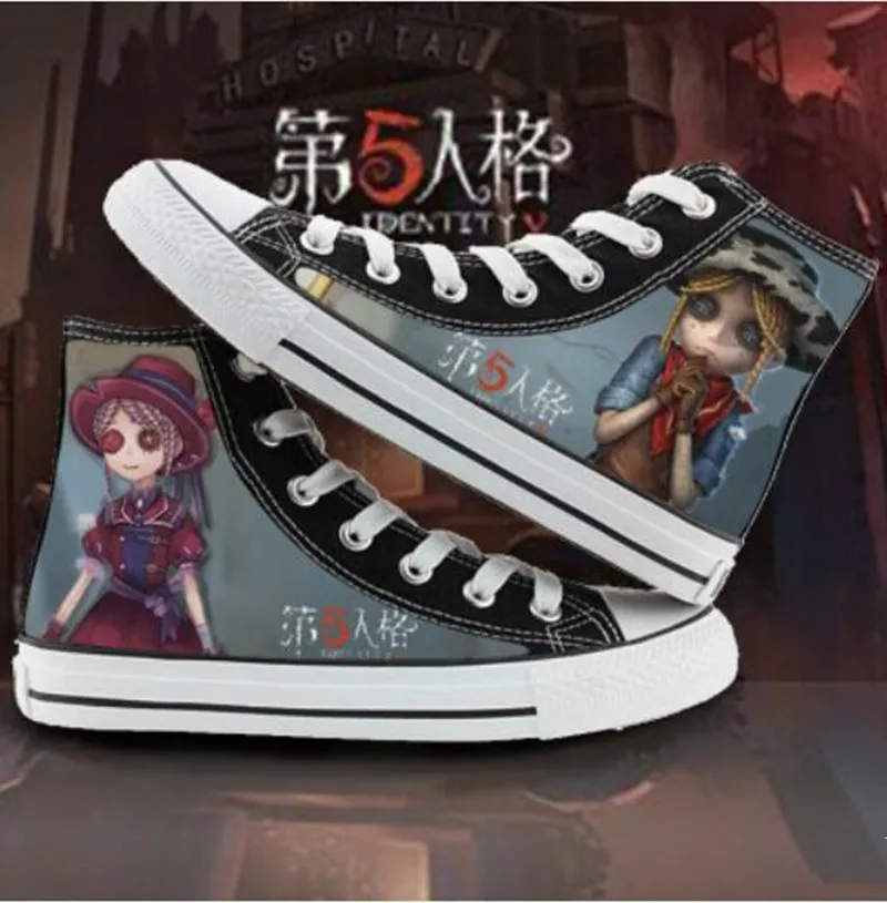 

Туфли женские холщовые повседневные на высоком каблуке, с героями мультфильмов