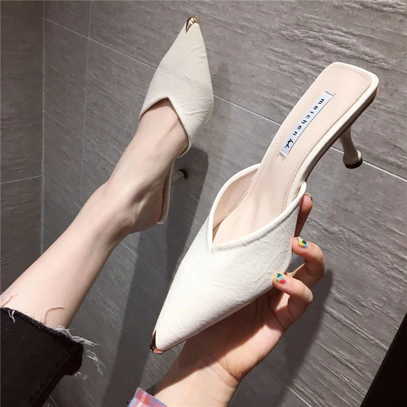 

Fashion New Prom stiletto Outdoor High Heels Pumps Sandalias Women shoes Breathable Sandals